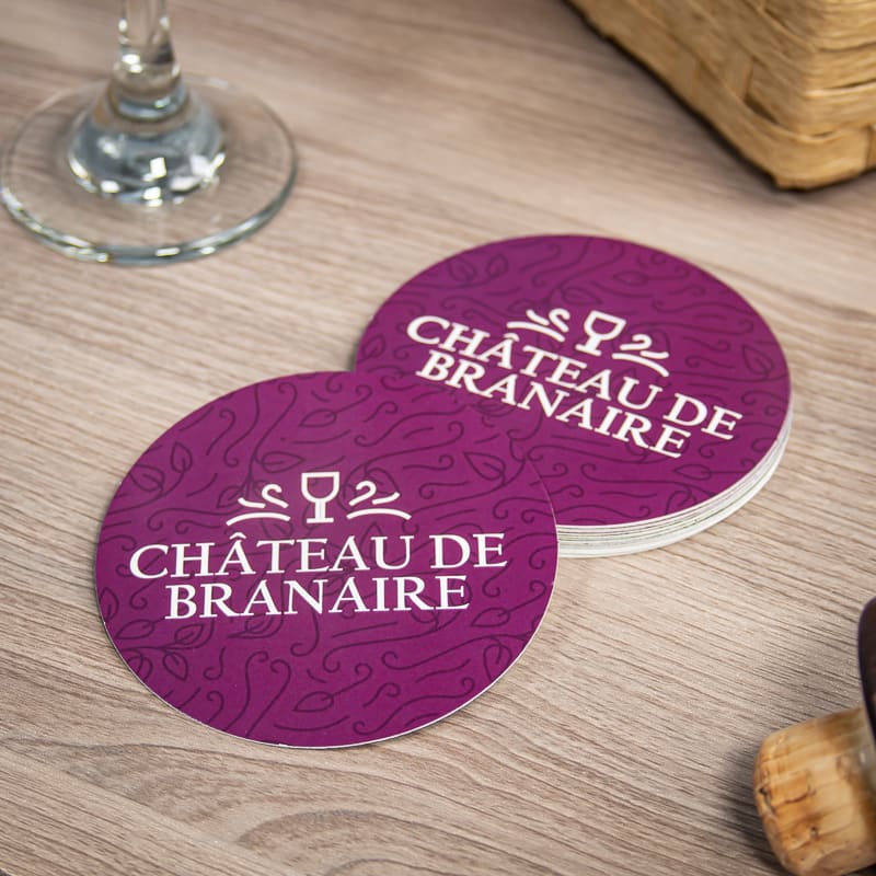 Paper Coasters - 3.5" Round 2