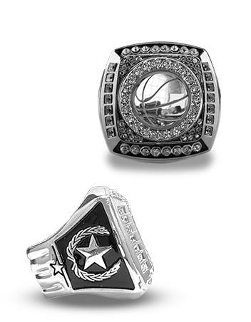 Basketball Championship Ring Silver 2