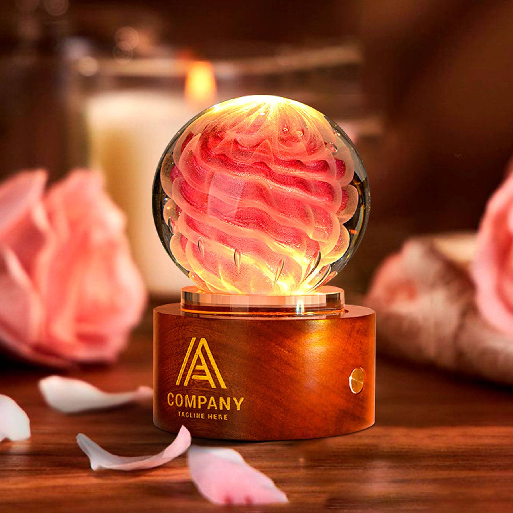 Crystal Trophy Award 9