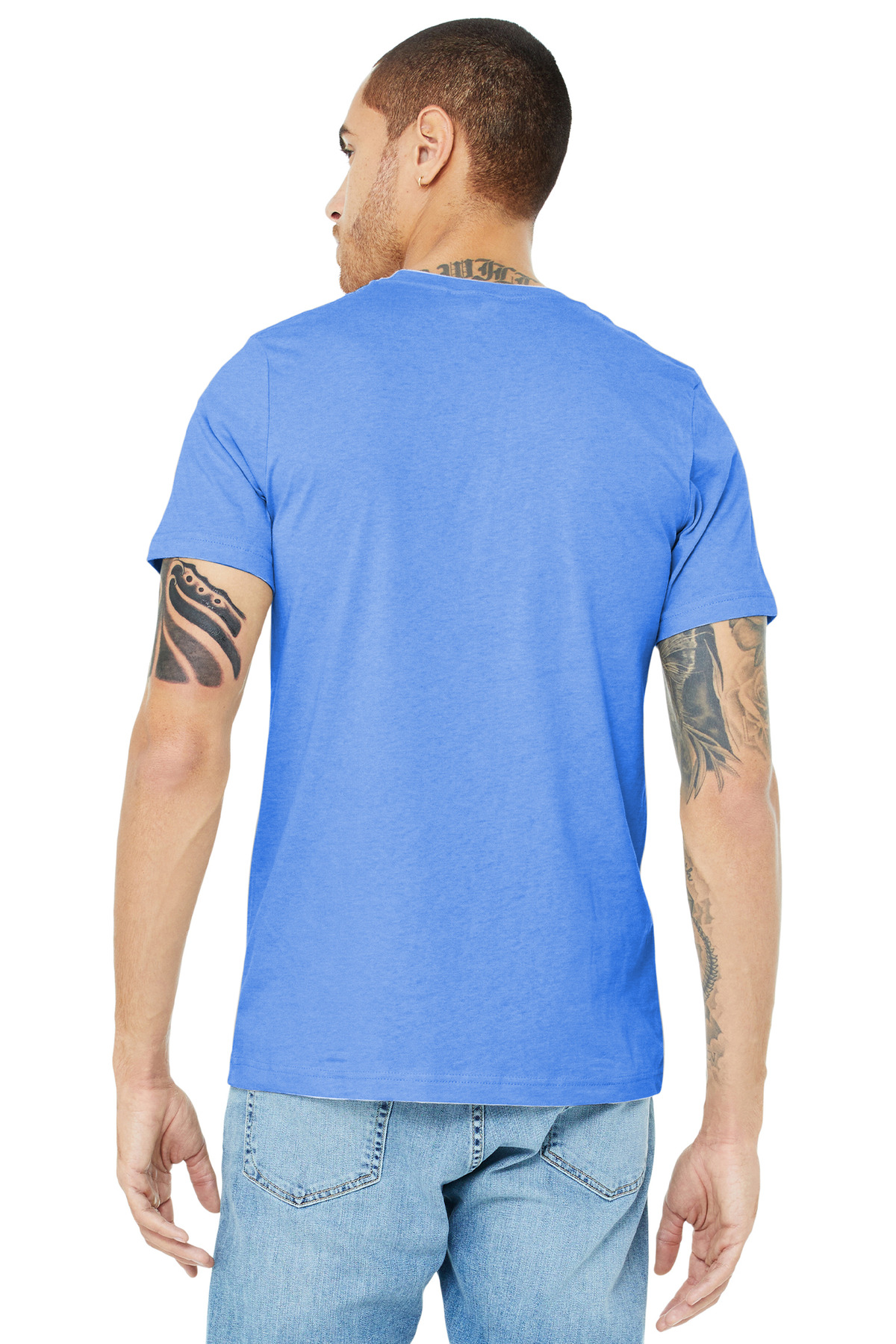 BELLA+CANVAS Unisex Heather CVC Short Sleeve Tee. BC3001CVC 394