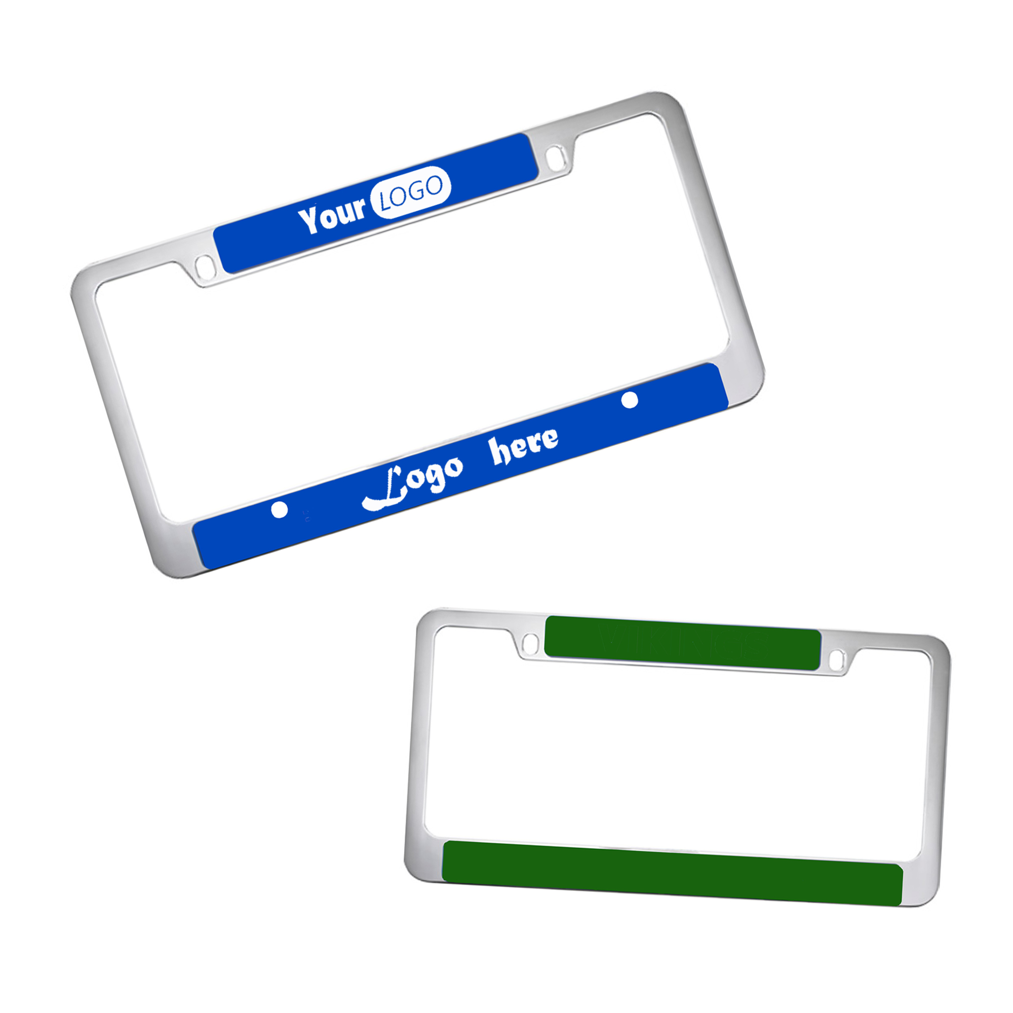 Custom Aluminum License Plate Frame 2
