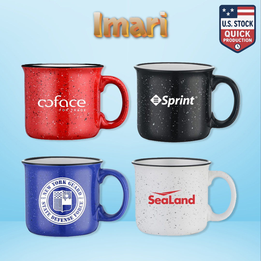 Imari 15oz Ceramic Speckled Campfire Mug 11