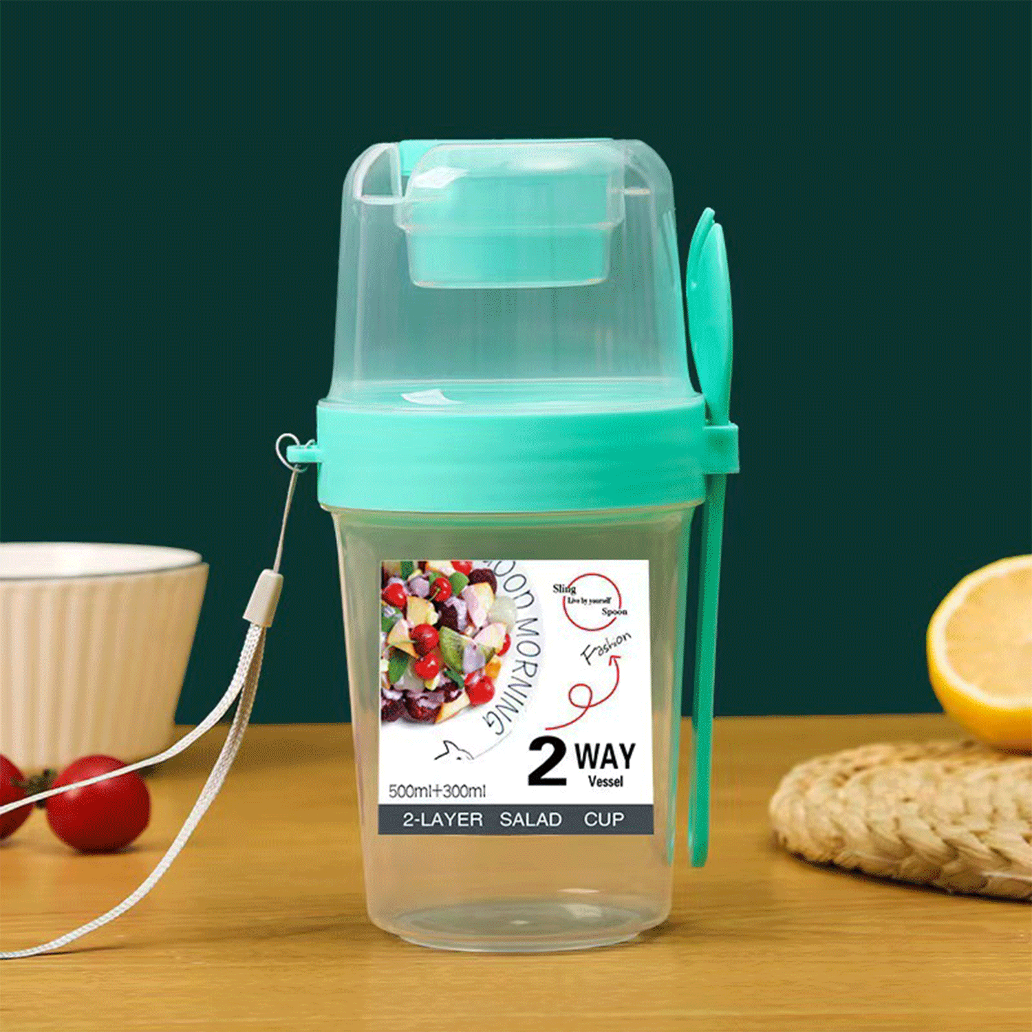 27oz Salad Cup Container Set 12