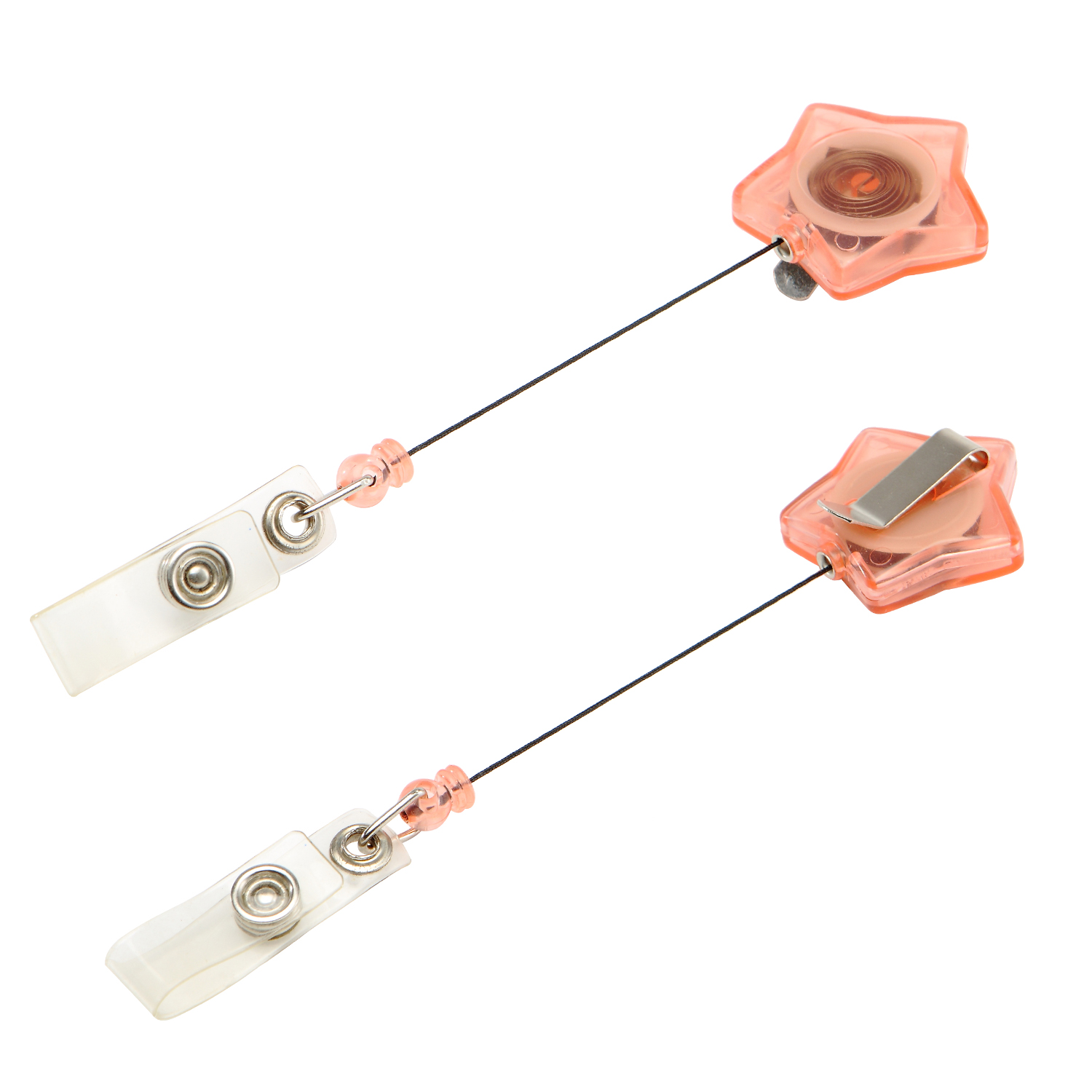 Retractable Star Shape Badge Reel 17