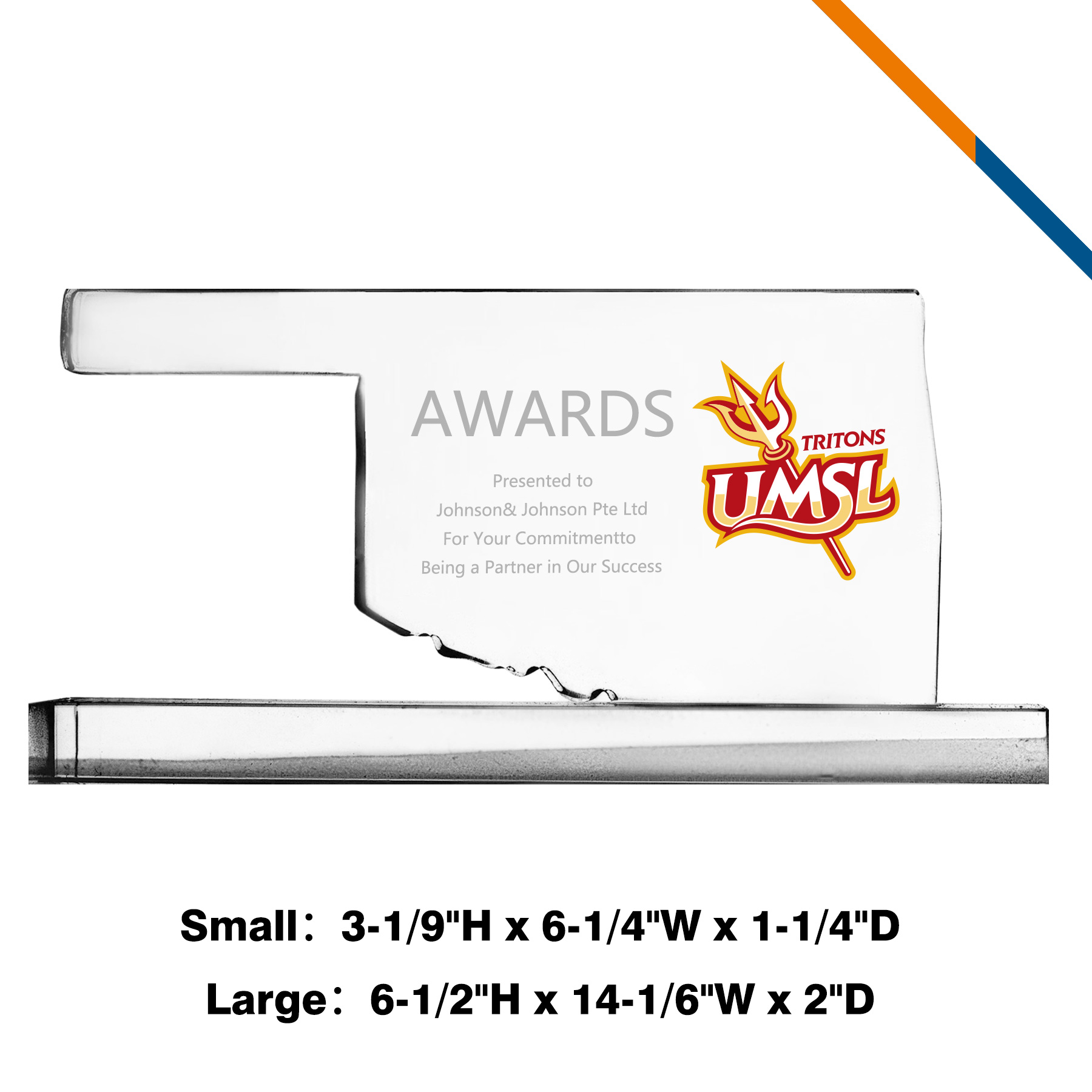 Blaid Oklahoma Crystal Award 3
