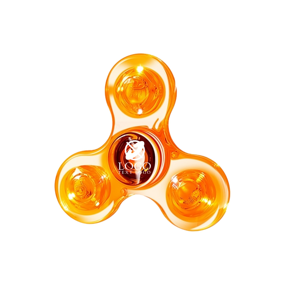 Custom Clear LED Light Fidget Spinner Toys 14
