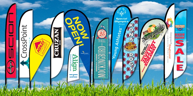 Rush 48 Hour Zoom 2 Straight Flag w/ Stand - 8ft Double Sided Graphic 4