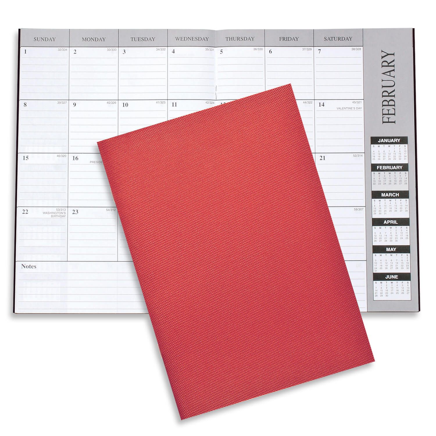 Academic Monthly Desk Planner - Leatherette 25