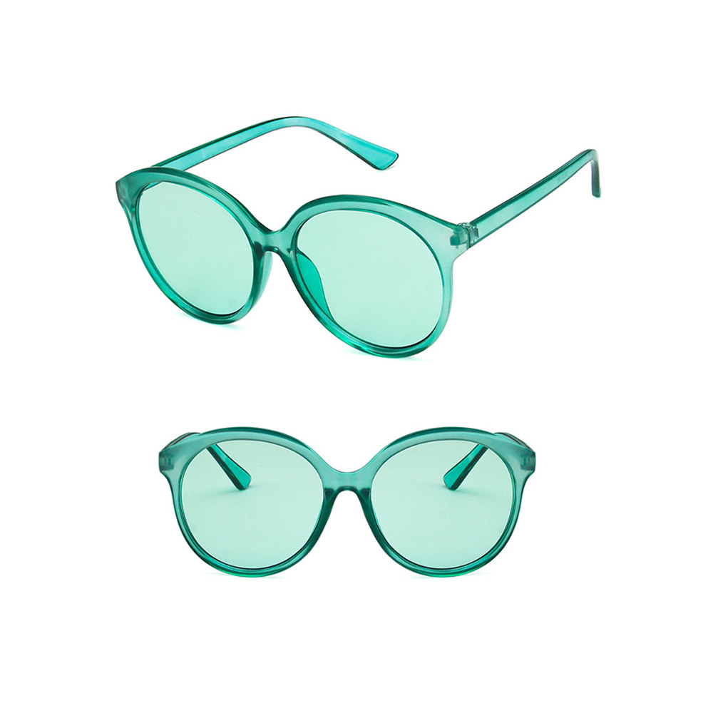 Round candy color retro sunglasses 5