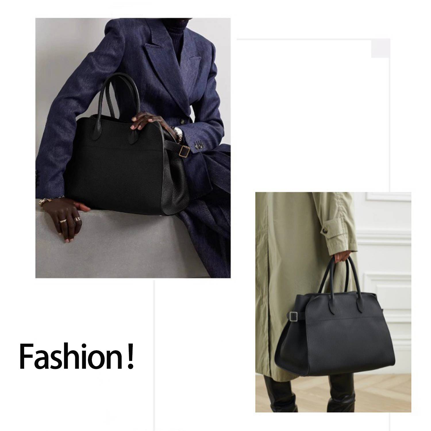 Large capacity waterproof leather handbag 2