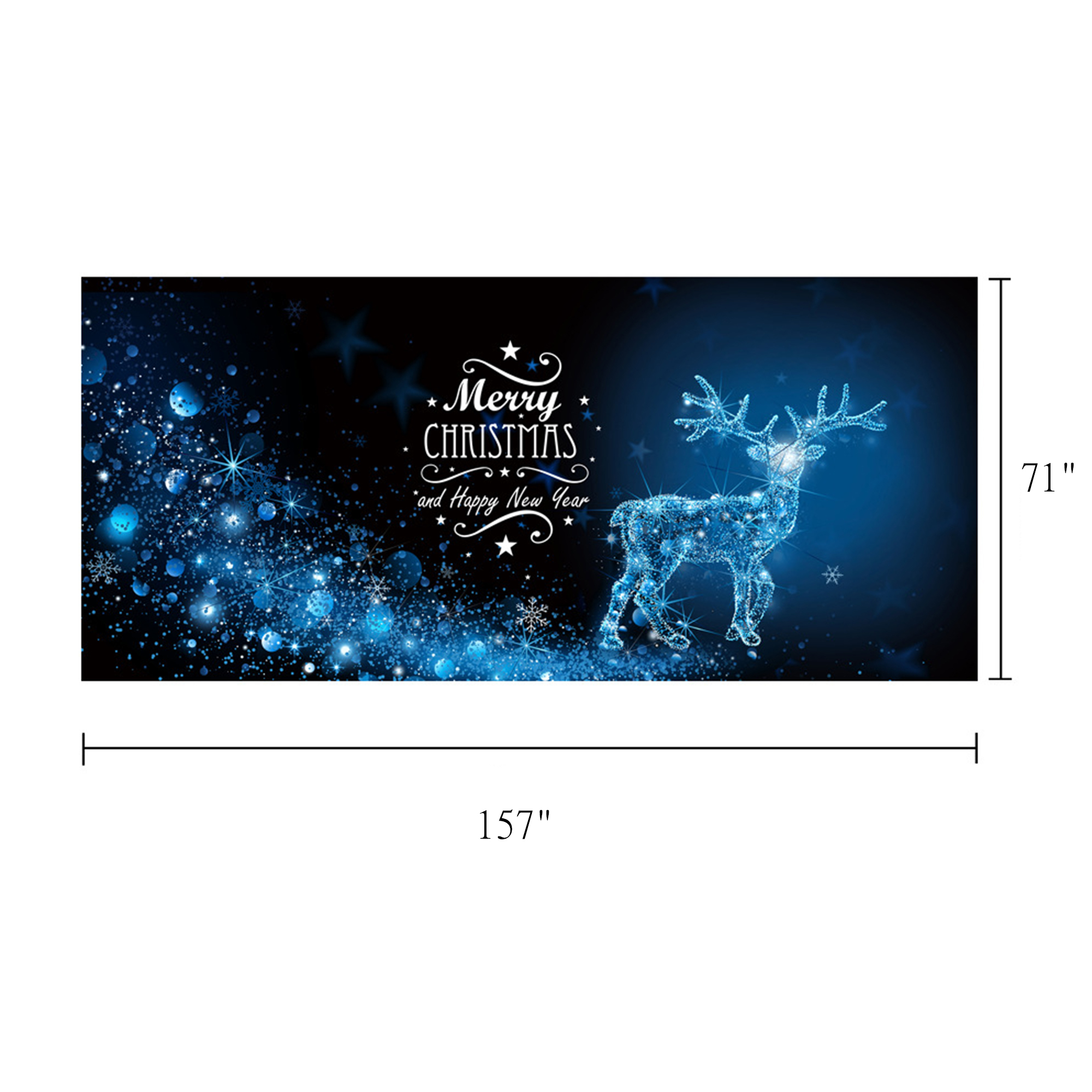 71" x157" Large Size Festive Decor Banner 2