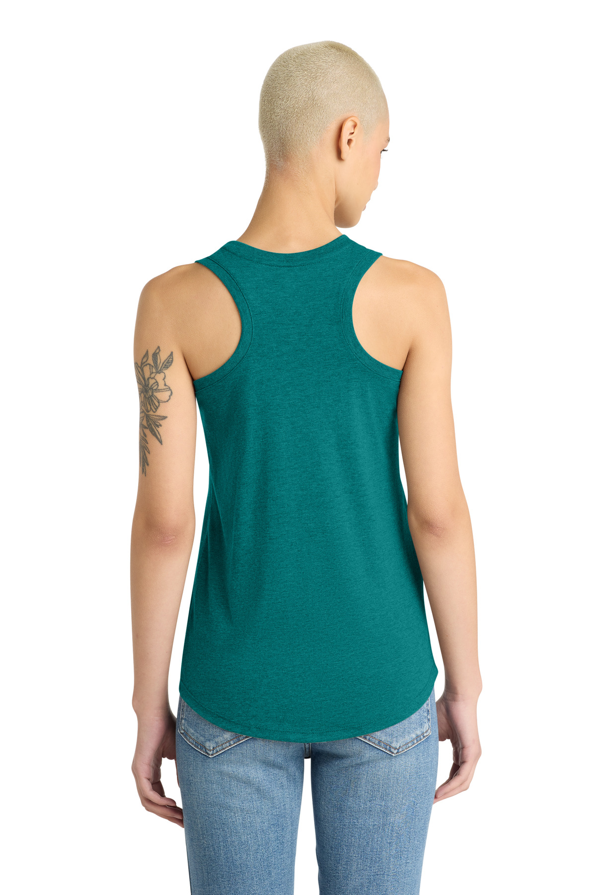 District Women's Perfect Tri Racerback Tank. DM138L 26