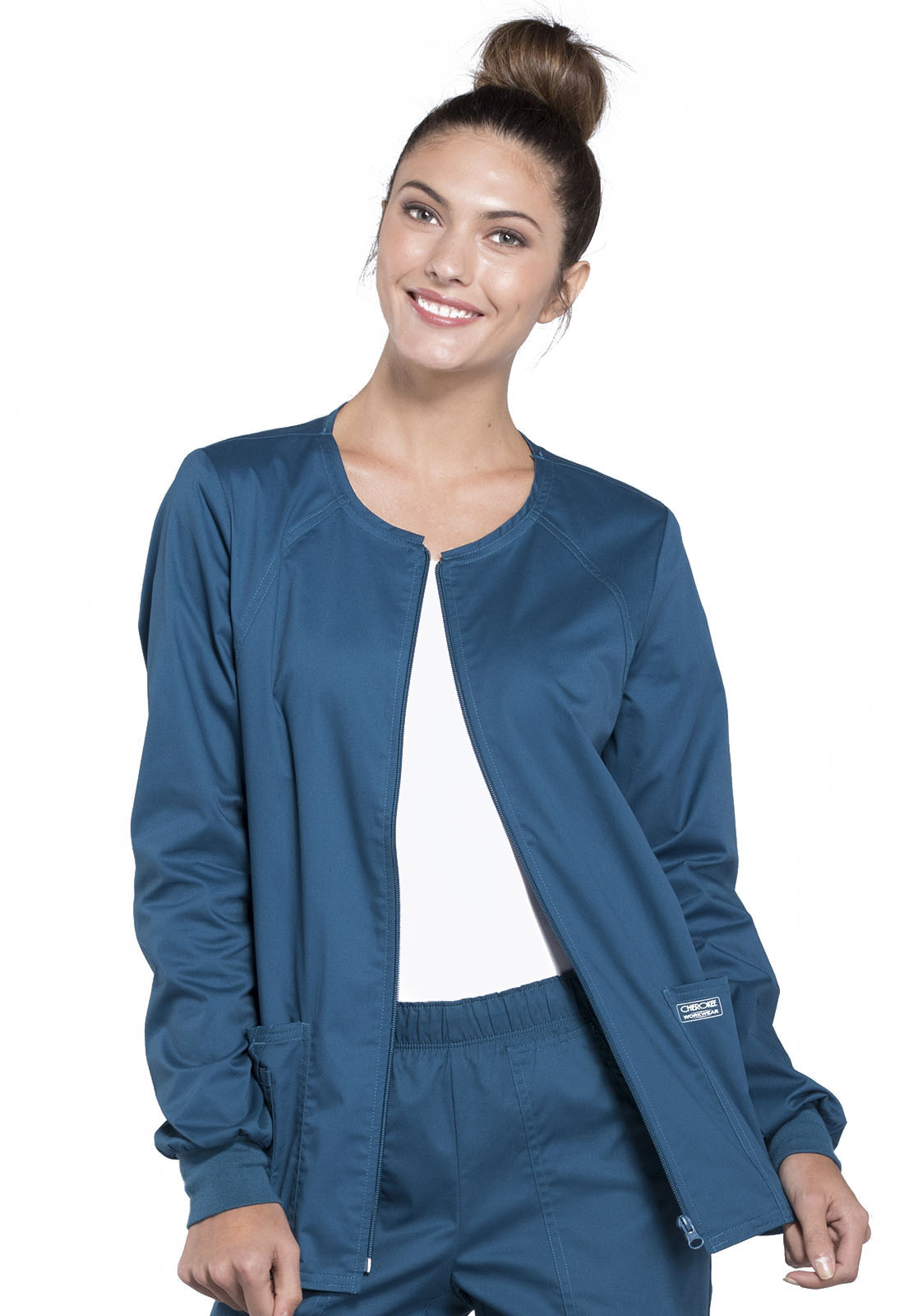 Cherokee - Workwear Core Stretch - Zip Front 12