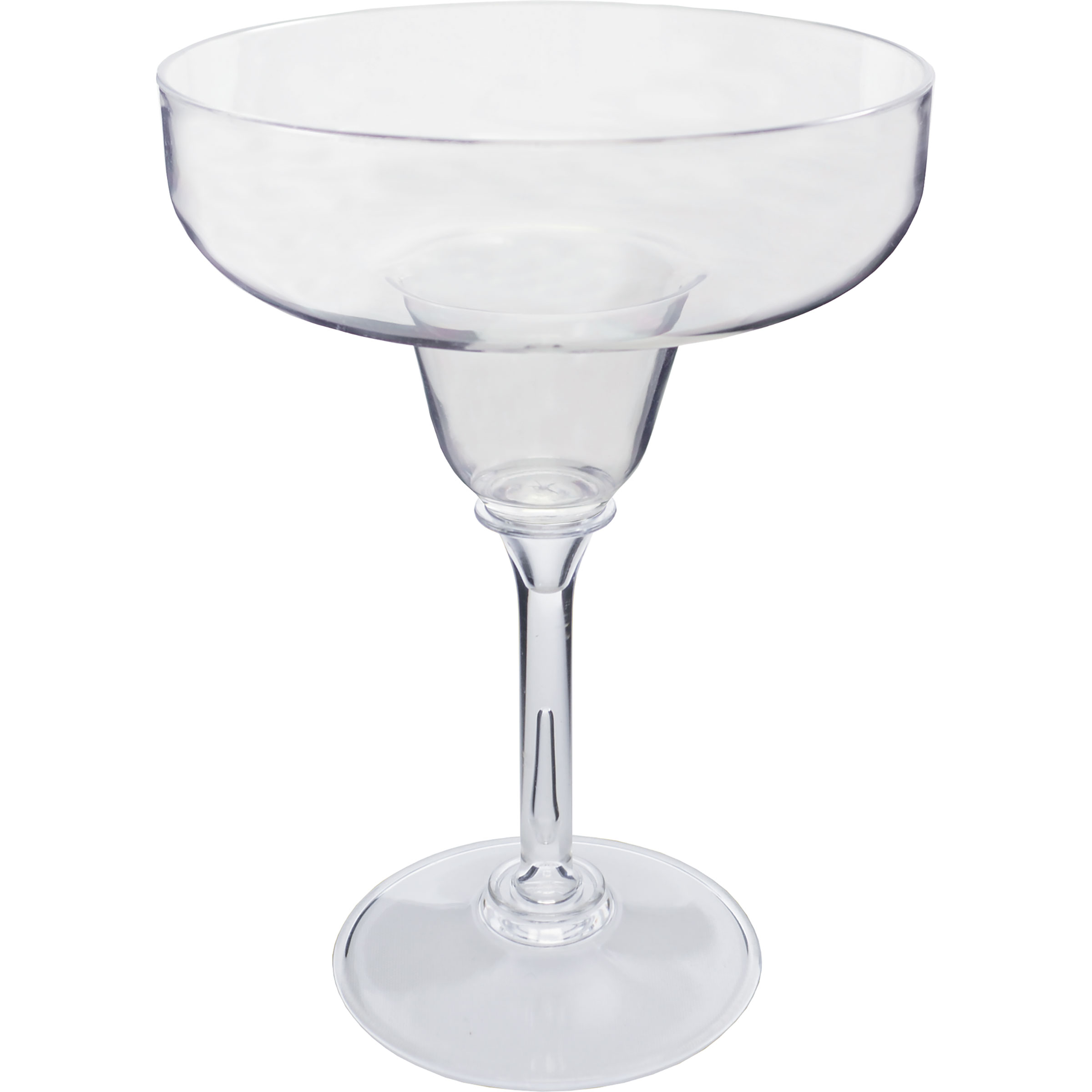 12oz Standard Stem Plastic Margarita Glass with Your Choice of Stem Color 17