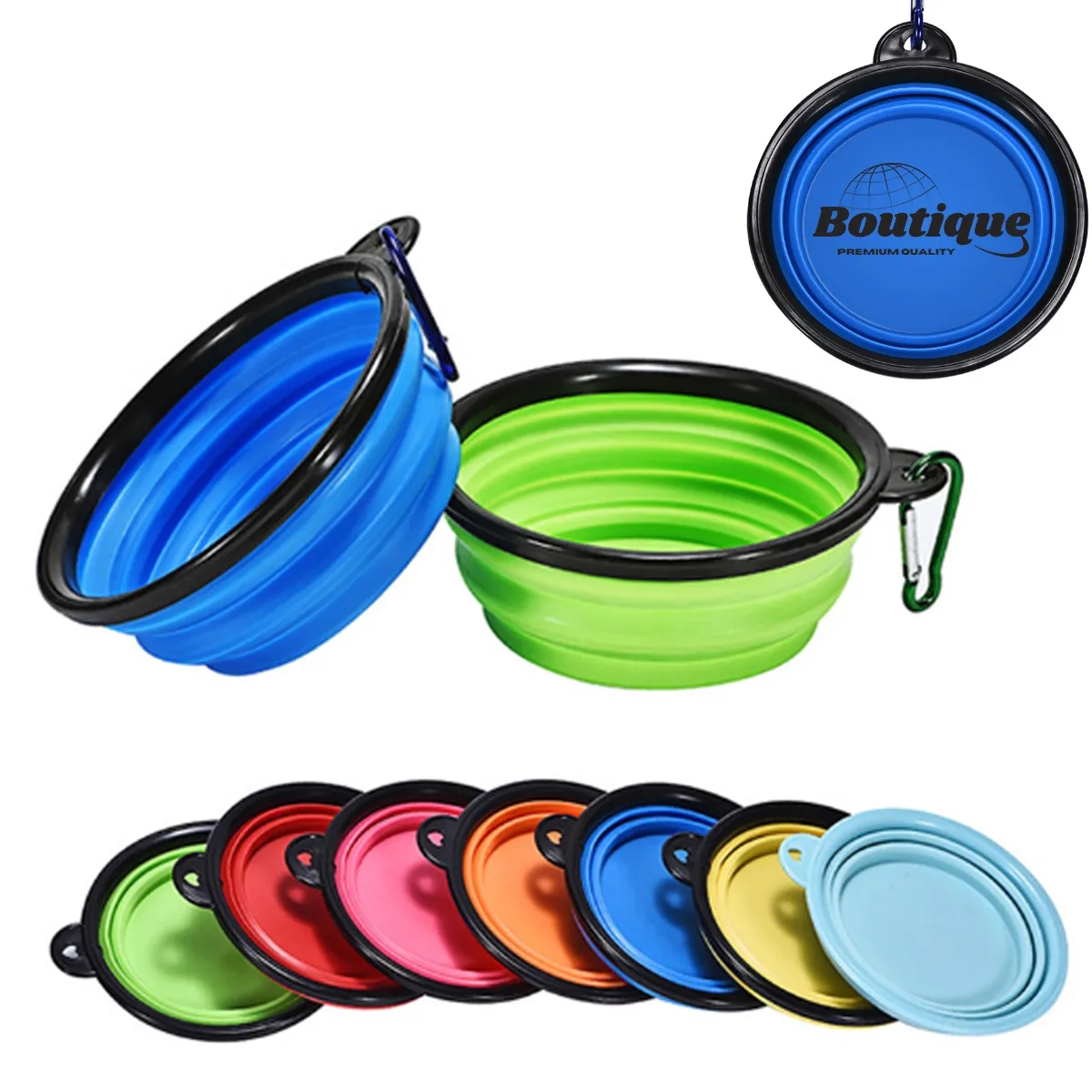 Foldable Travel Pet Bowl Portable Dog Cat Feeding 3
