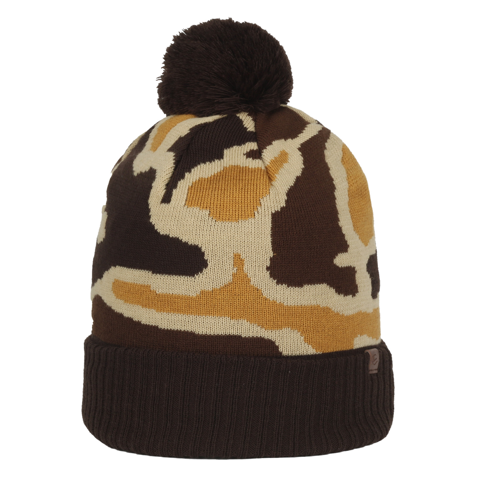Graphic Watch Cap with Pom 2