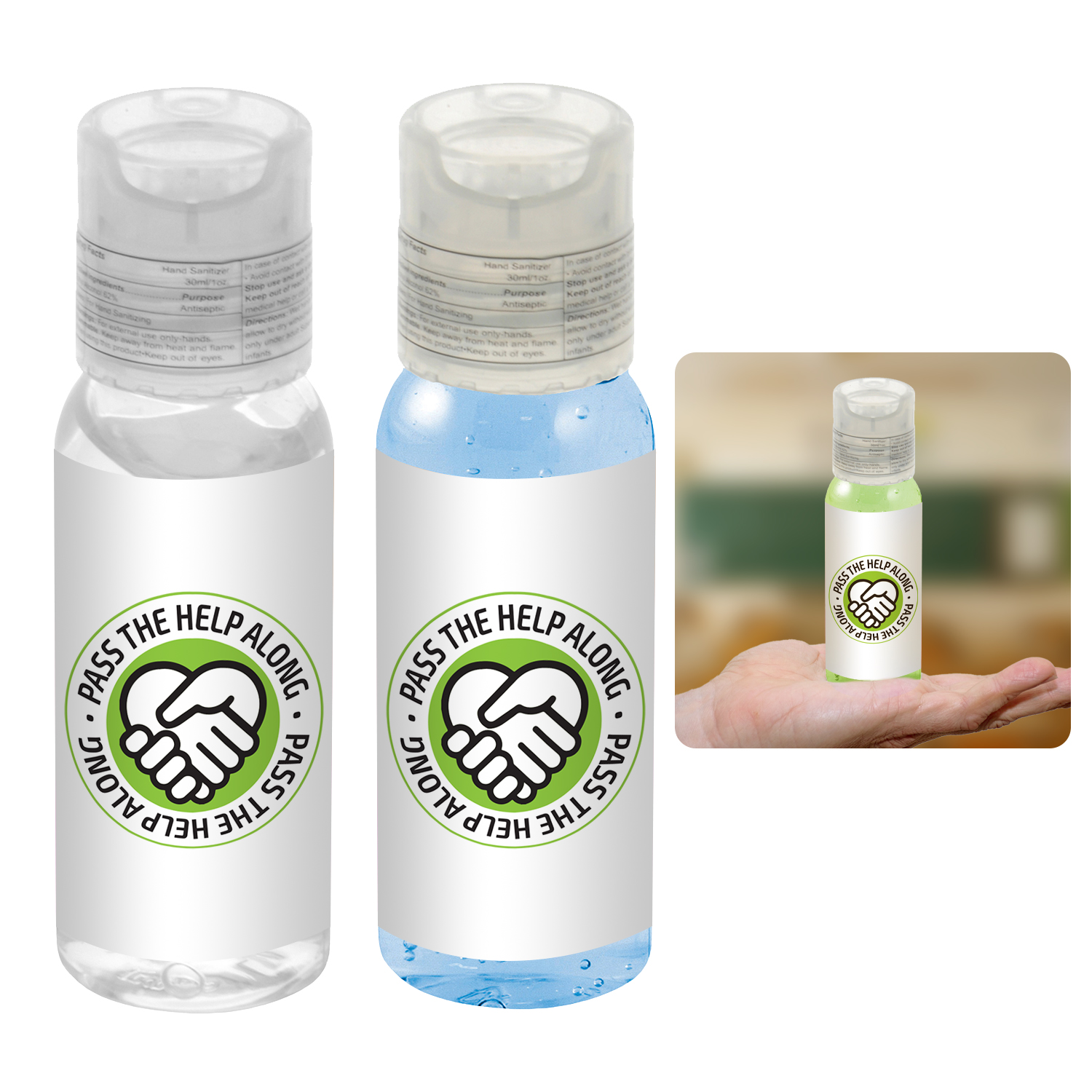 1oz Hand Sanitizer 6