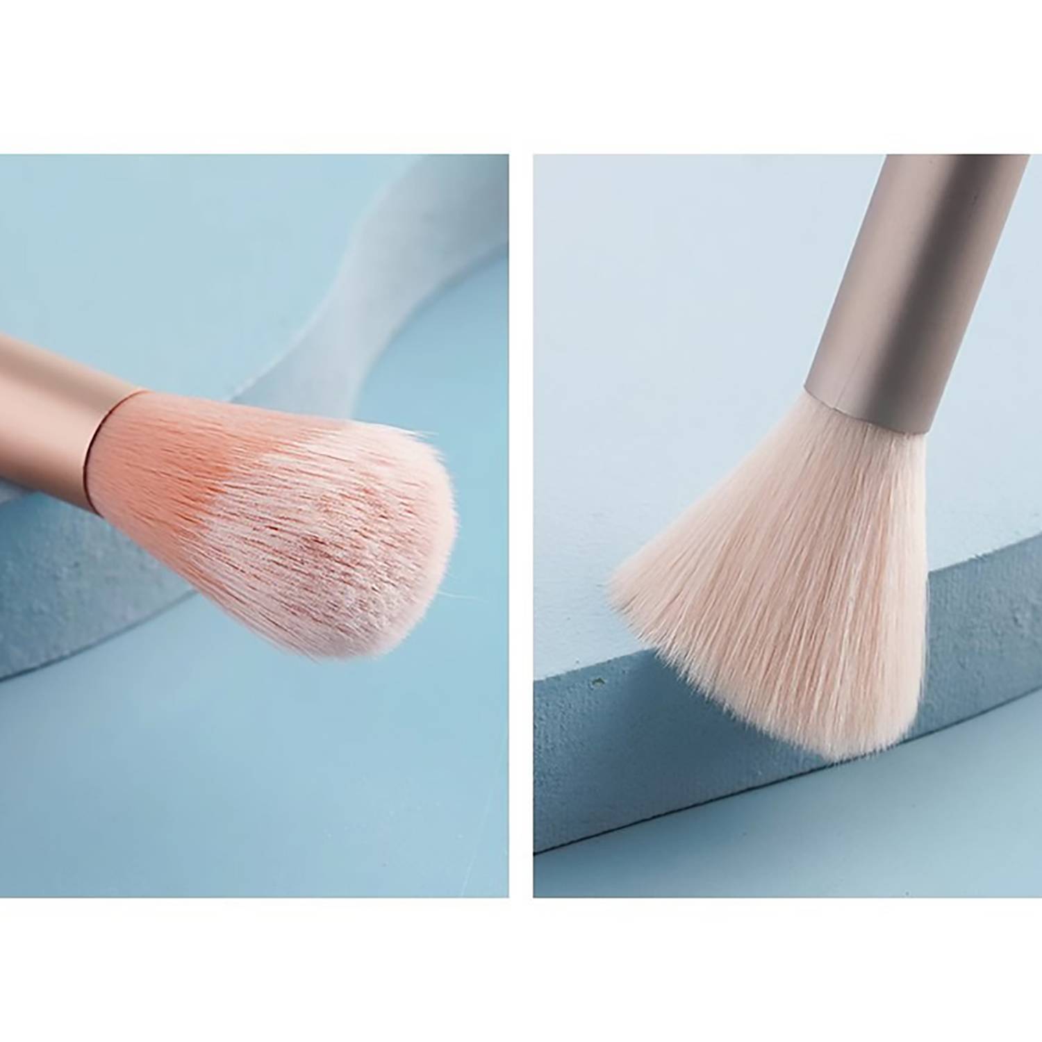8-Piece Makeup Brush Set, Macaron-Themed Portable Blush 5