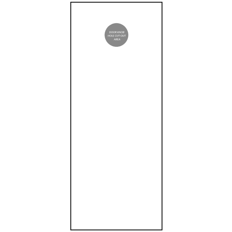 4.25 X 11 Inch Full Color Door Hanger 12