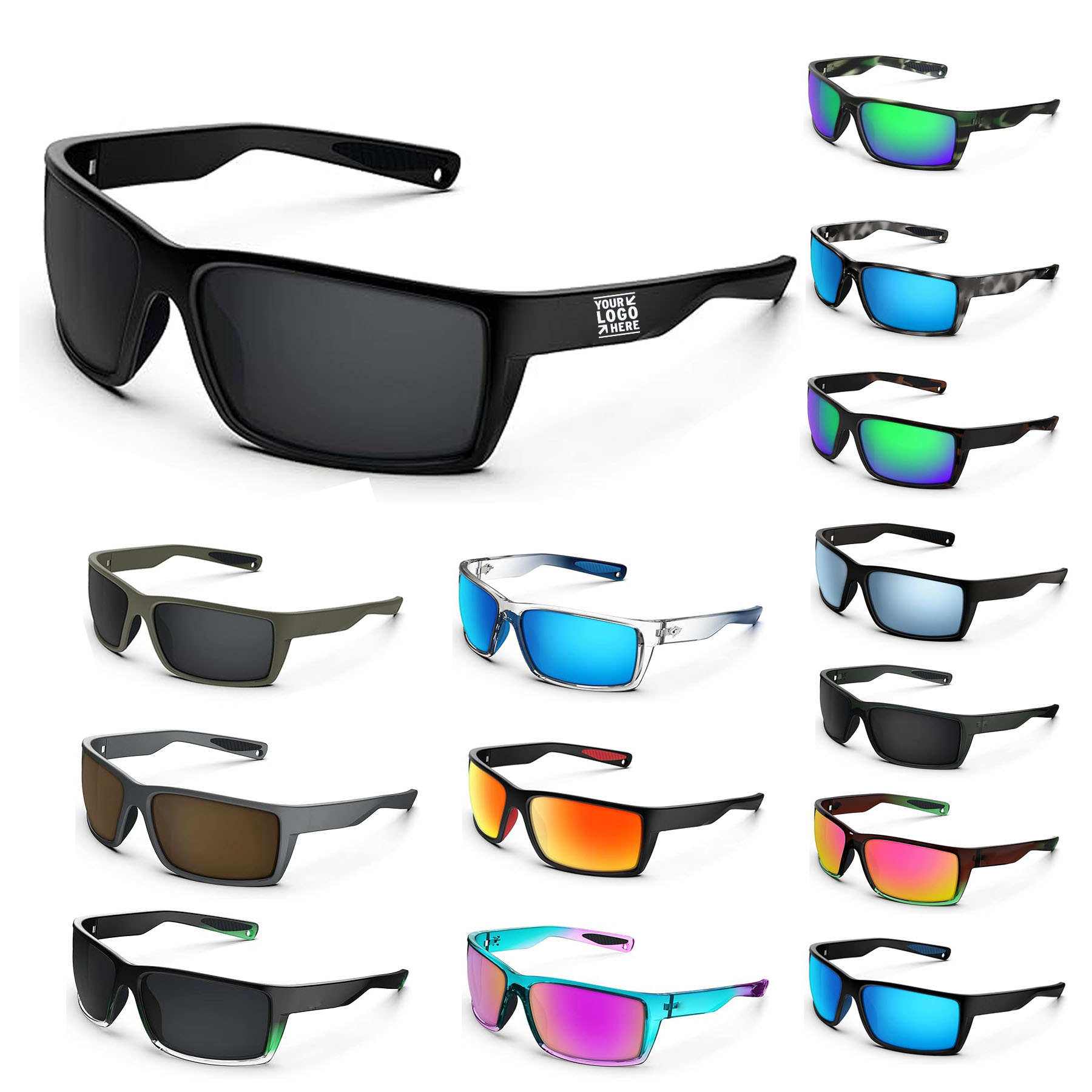 Ultra-light Flexible Frame Cycling Driving Fishing Mountaineering TR24 Sports Polarized Sunglasses 2