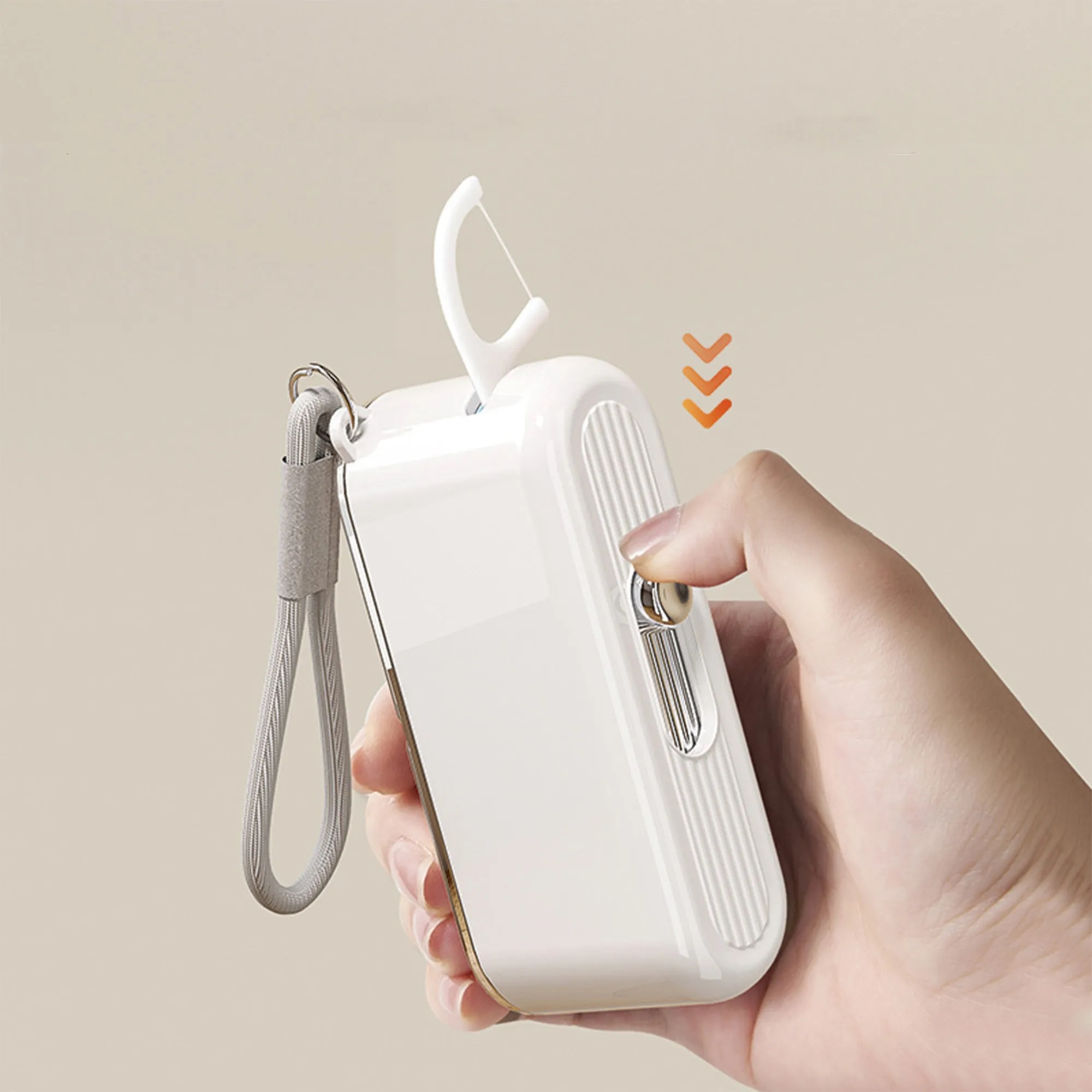 Compact Auto-Dispensing Dental Floss Holder 8