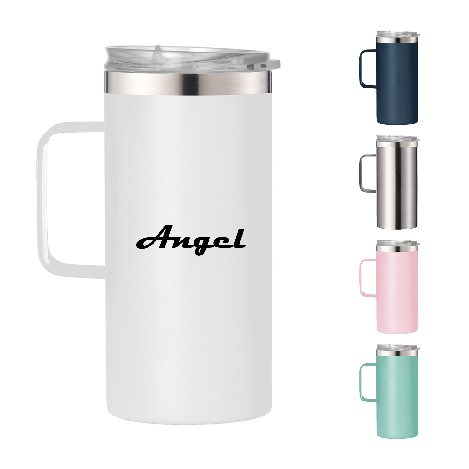 15Oz Insulated Travel Mug With Handle 1