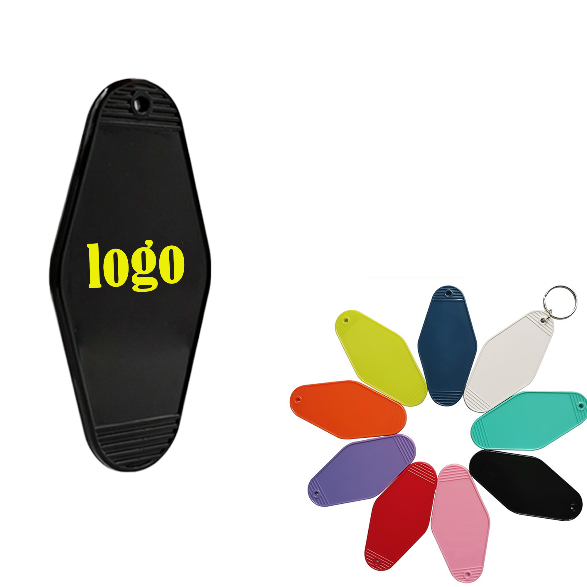 Durable Vintage Plastic Motel Key Tag MOQ100 1