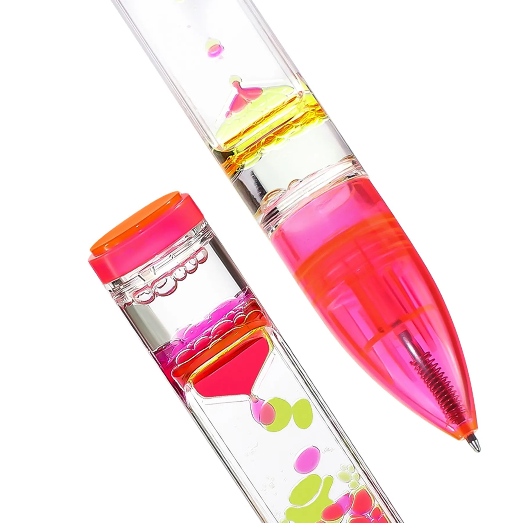 Multi Colored Liquid Motion Bubbler Pen 7