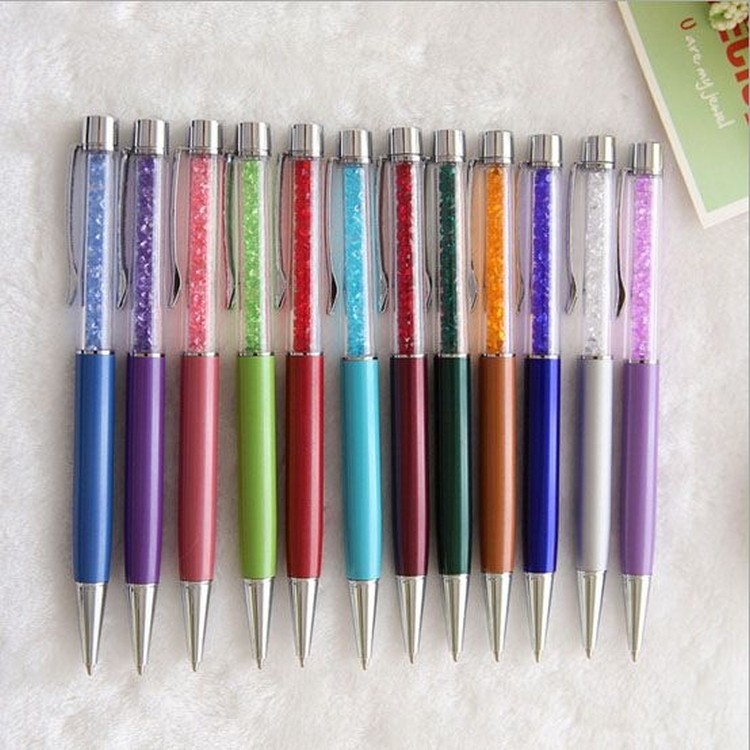 Best Promotion Ballpoint Pen Multi Color Available With Clear Acrylic Stones 2