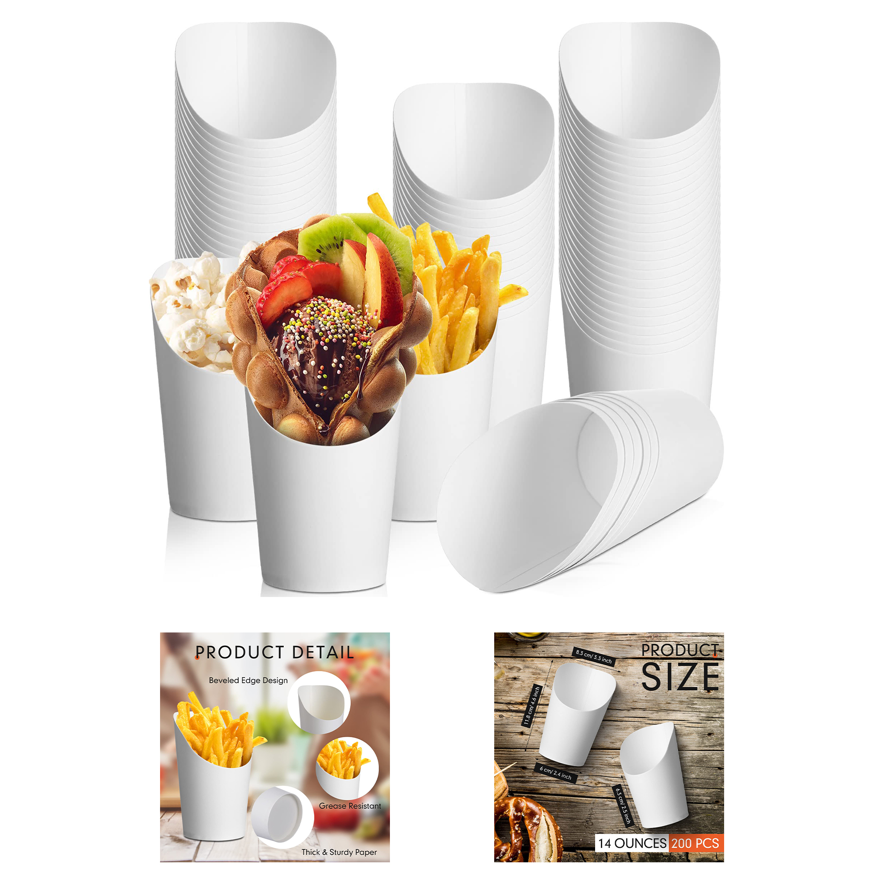 14 oz French Fries Holder 2