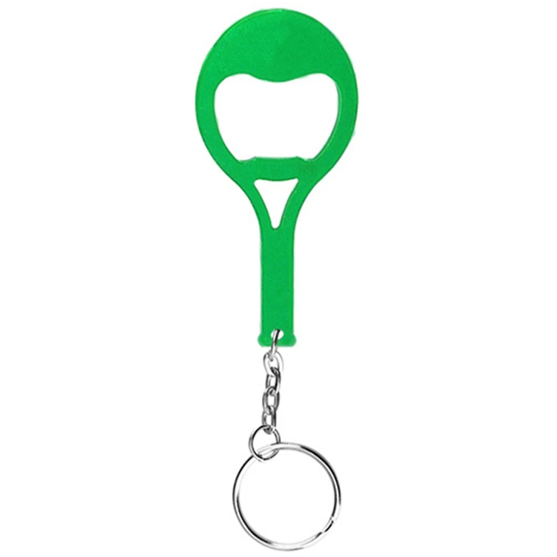 Tennis Racket Shape Bottle Opener w/Key Chain 1