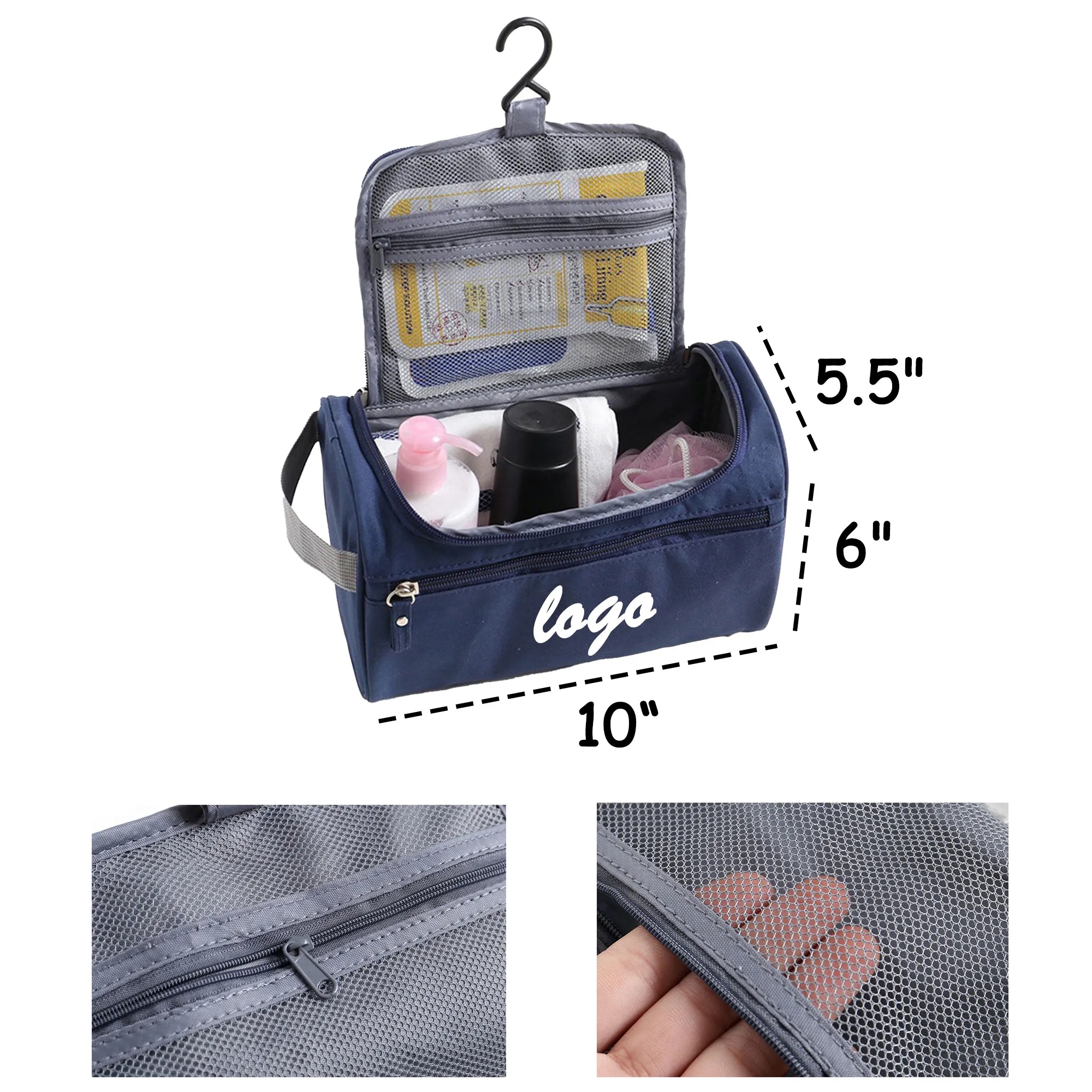 Hook Toiletry Bag Bathroom Storage Cosmetics Packagin 8