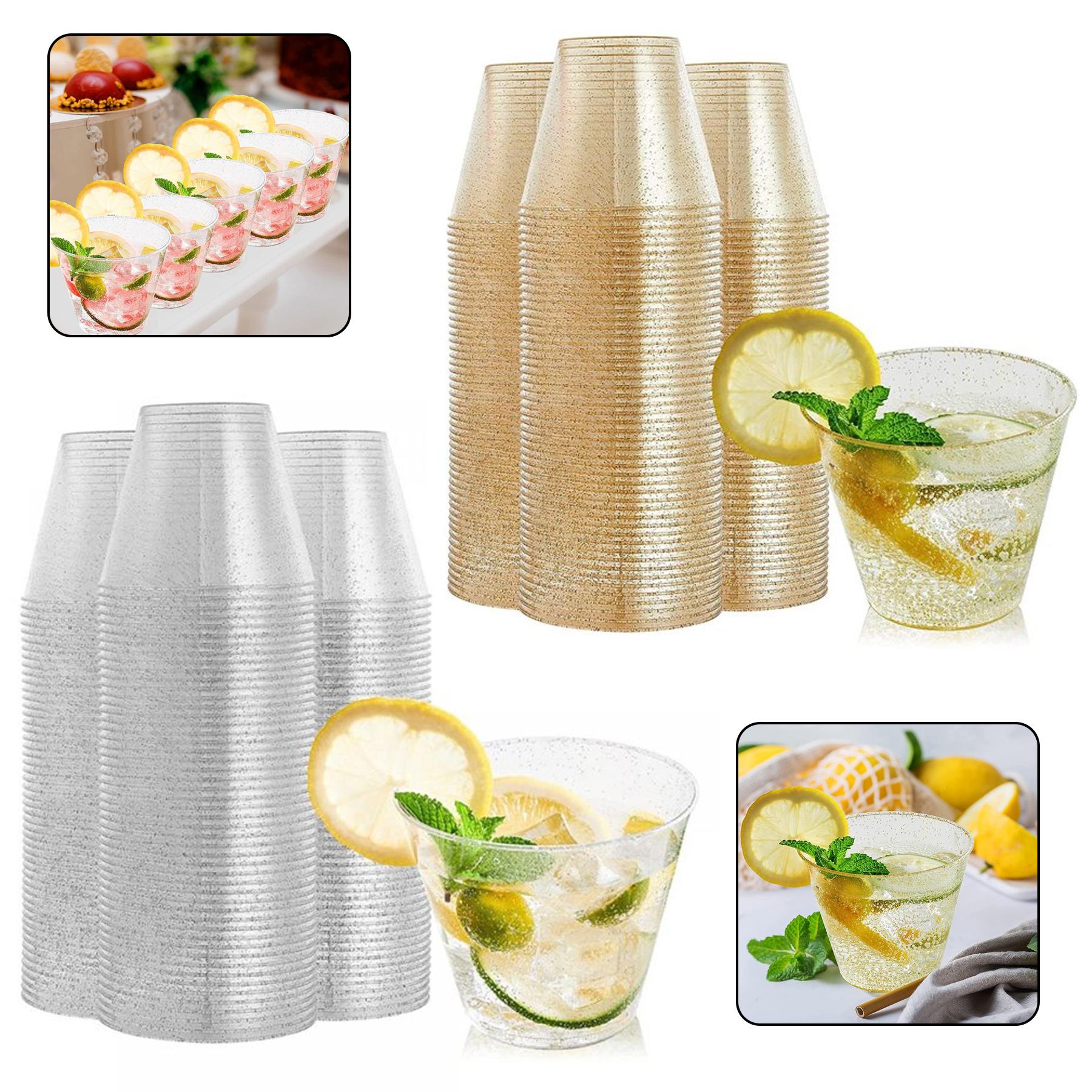 Clear Soft Plastic Cup - 9 oz. 2