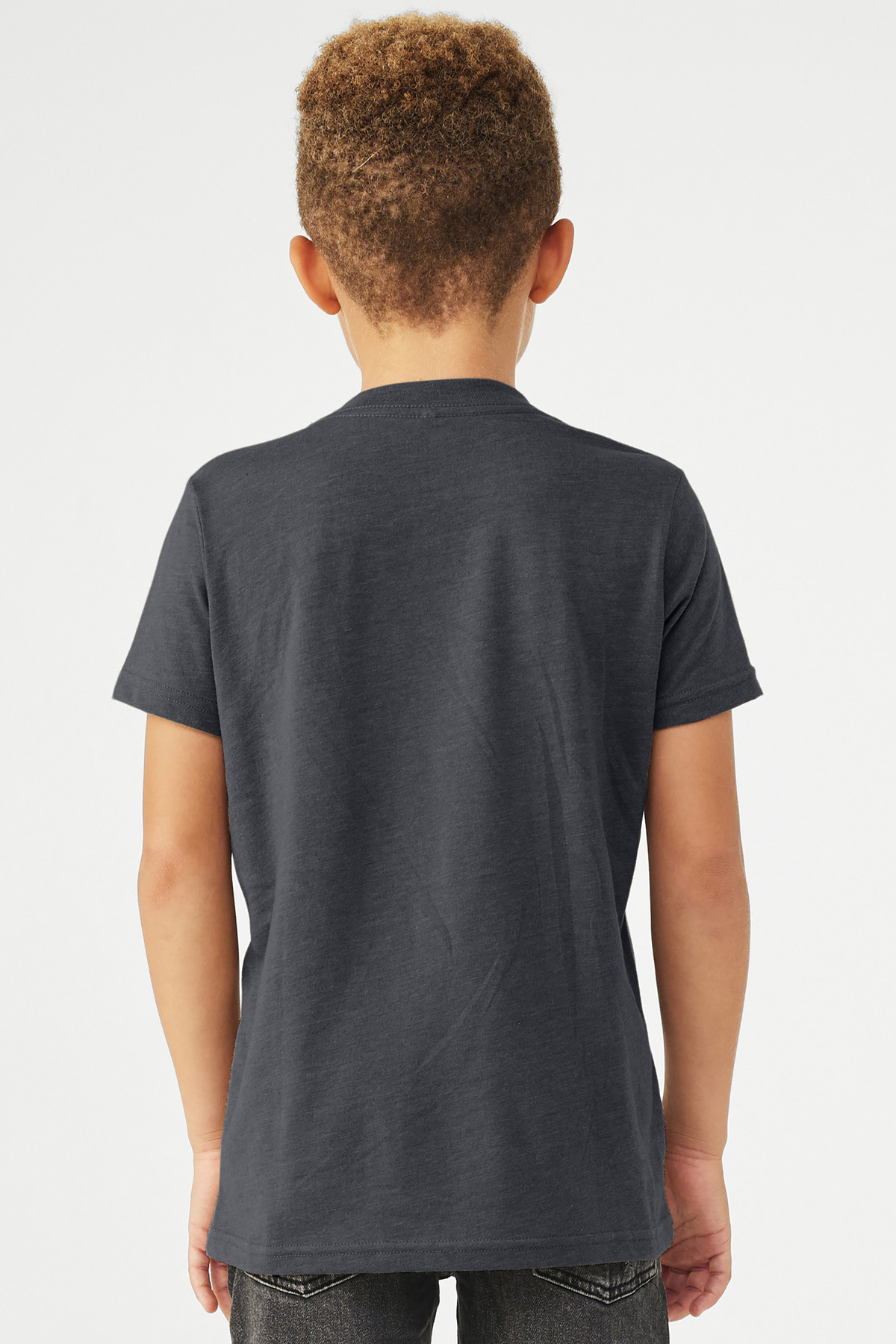 BELLA+CANVAS Youth Heather CVC Tee BC3001YCVC 55