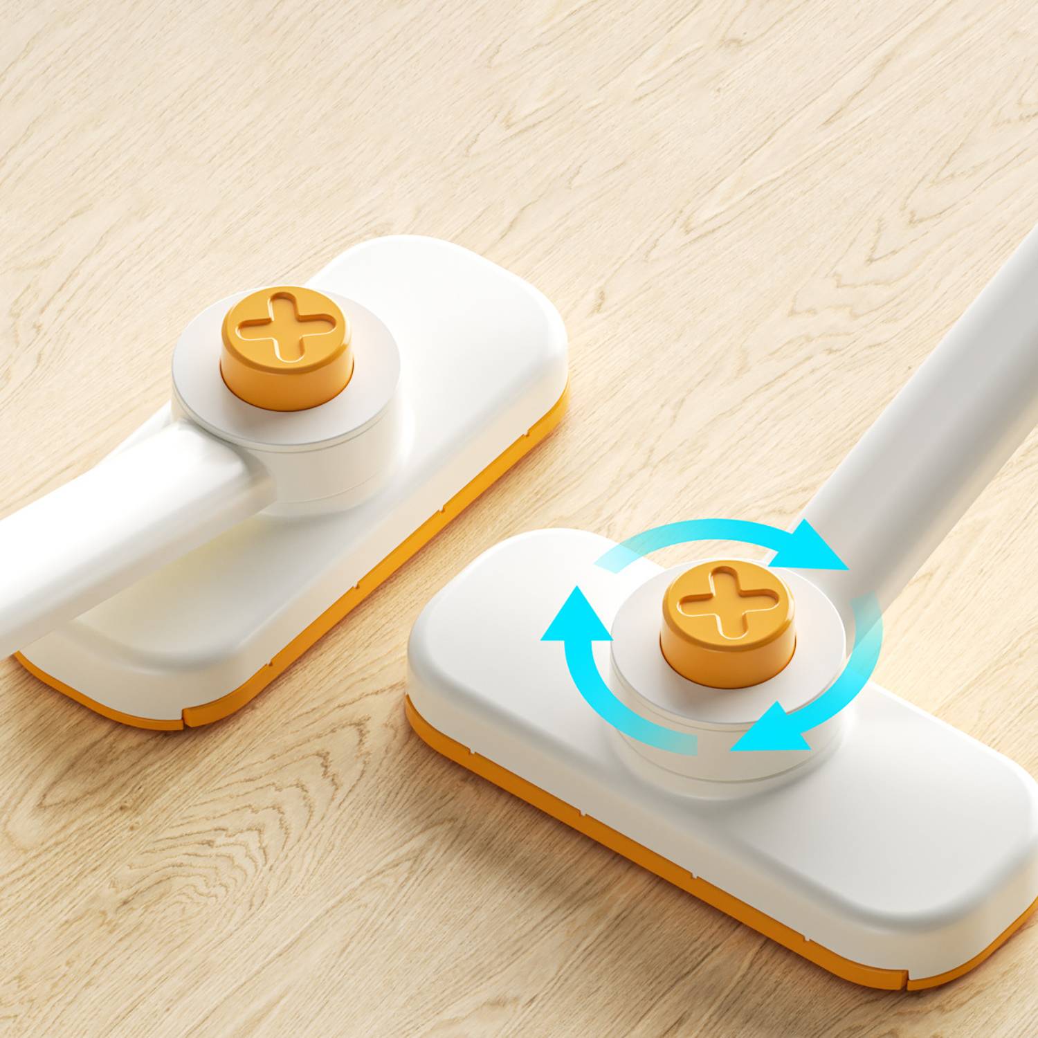 Removable Cloth And Rotatable Handle Cleaning Brush 6
