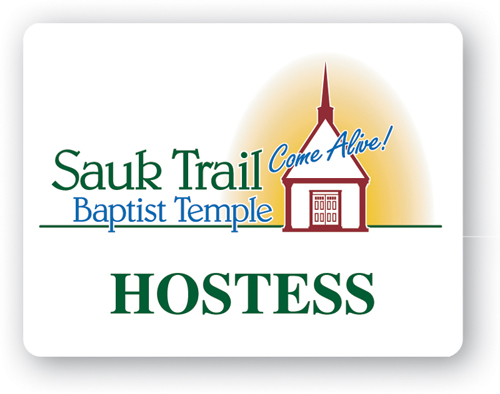 Full Color 50 Mil Name Badge (2.375"X3.125") Rectangle  -  No Personalization