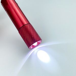 Compact LED Flashlight With Elastic Band And Key Clip Twist Activation 16