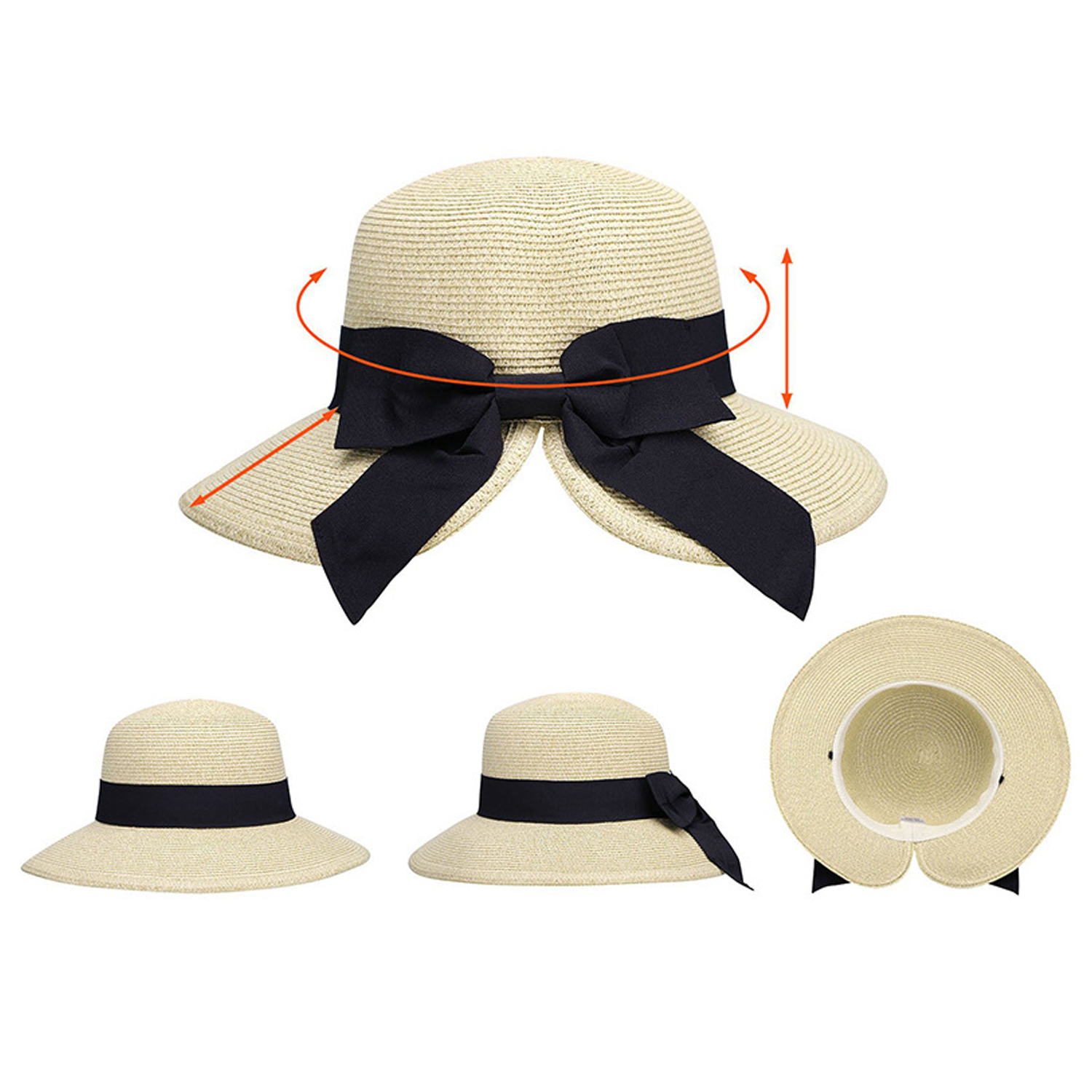 Casual Outings With Braided Straw Hats 2