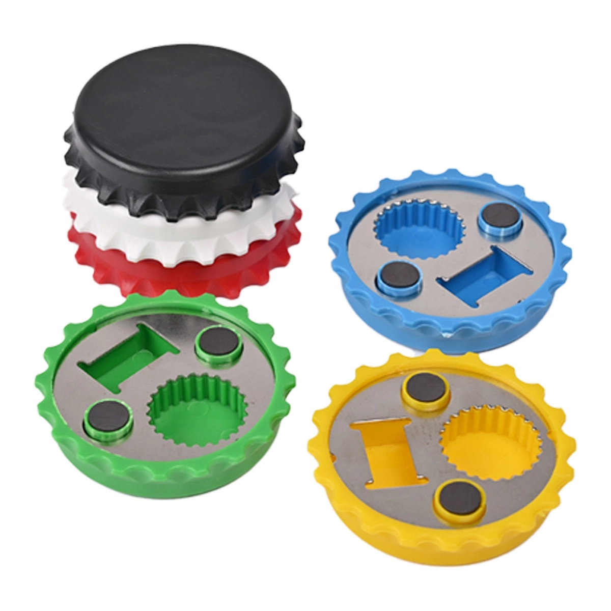 Custom Logo Magnetic Beer Cap Bottle Openers 4