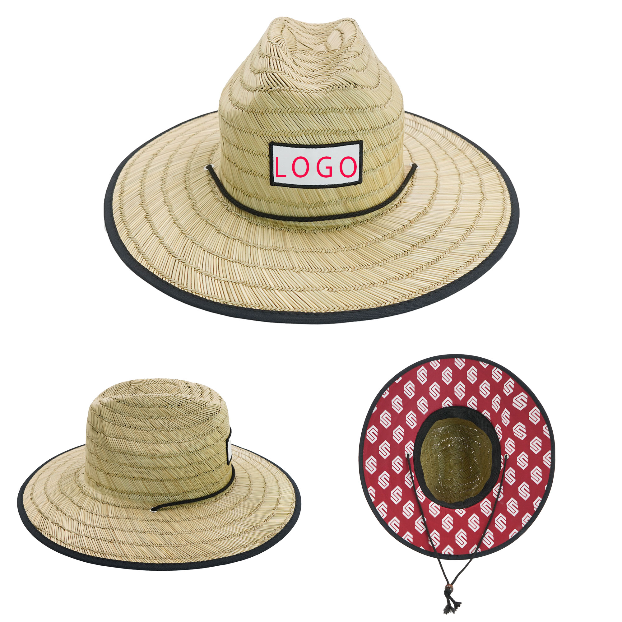 Lifeguard Beach Sun Straw Hat 2