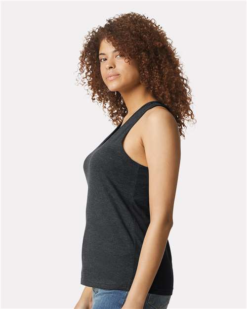 Women's Softstyle® CVC Racerback Tank Top - 64220LCVC 54