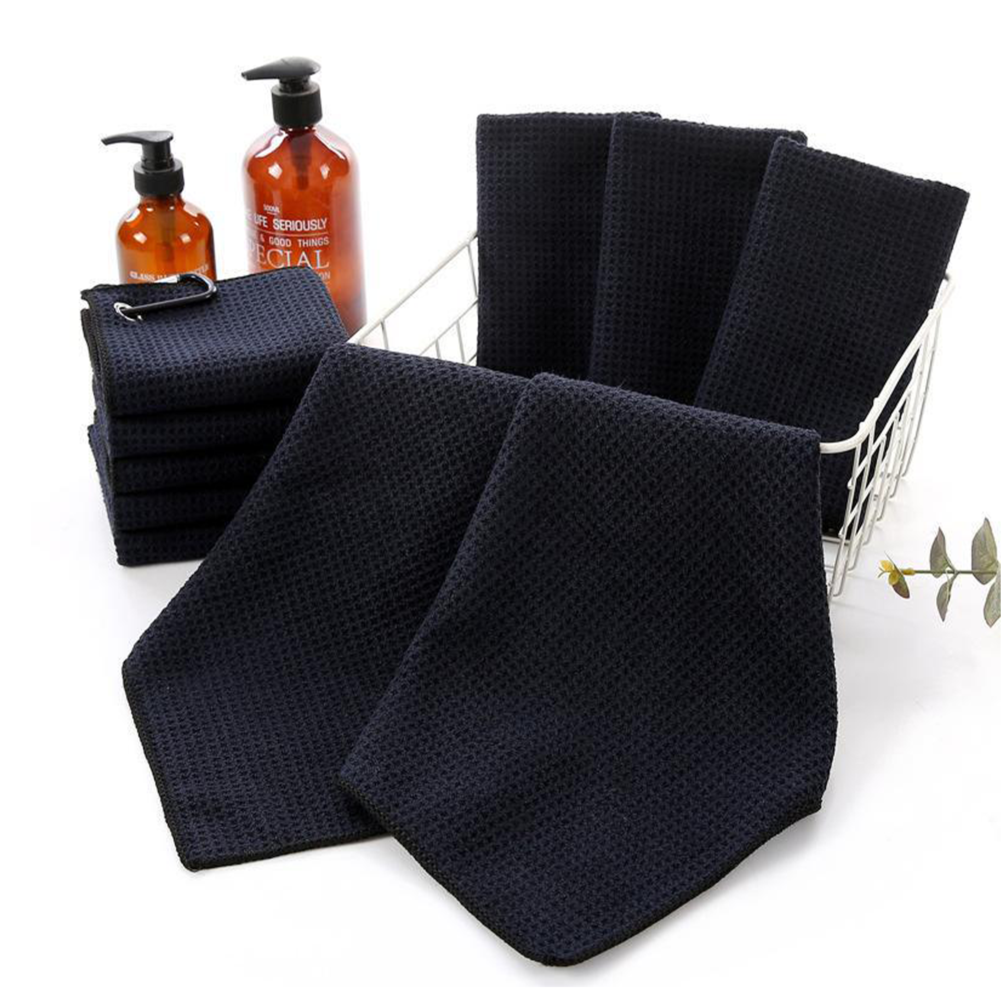 Microfiber Waffle Pattern Golf Towel 8