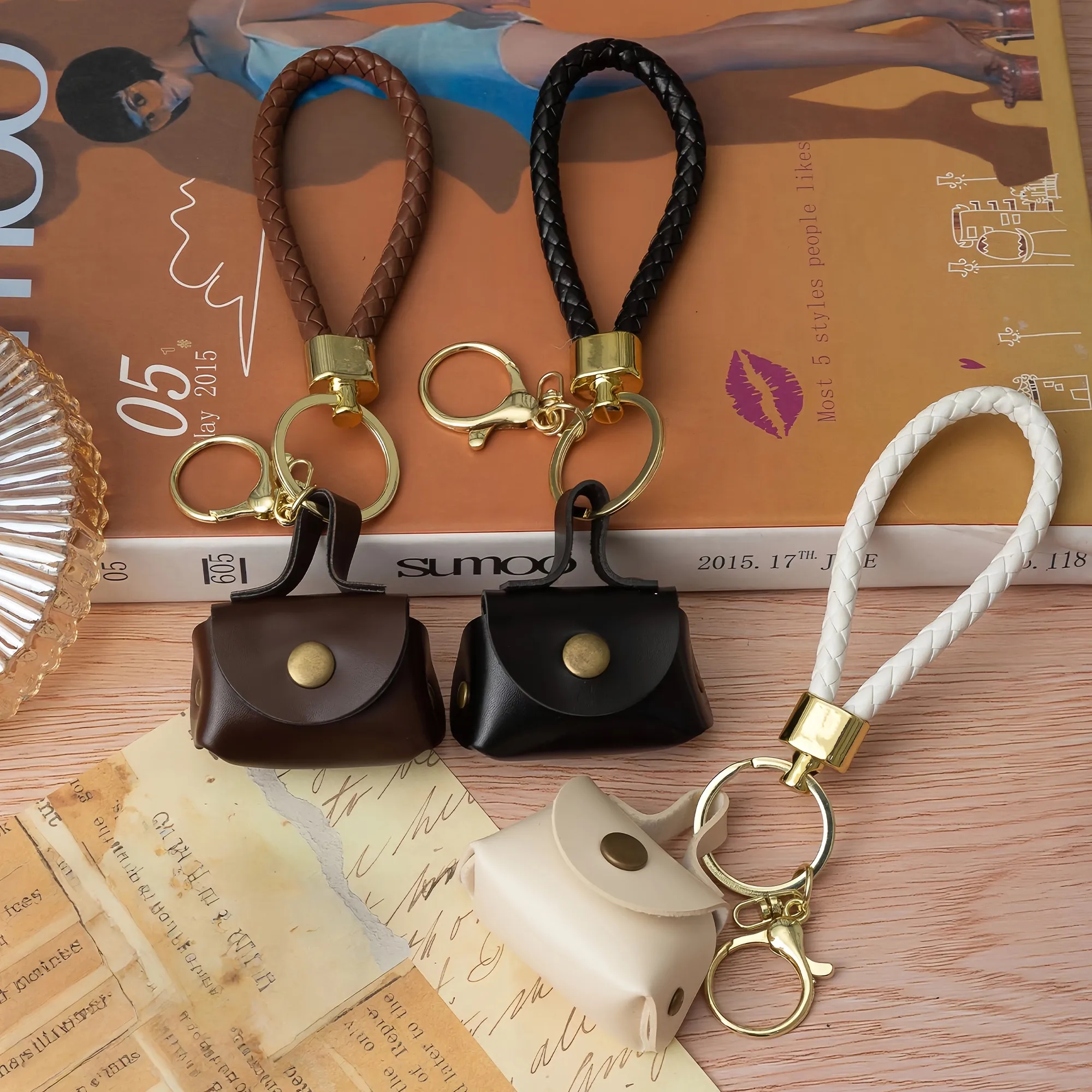 PU Leather Keychain Wallet 2