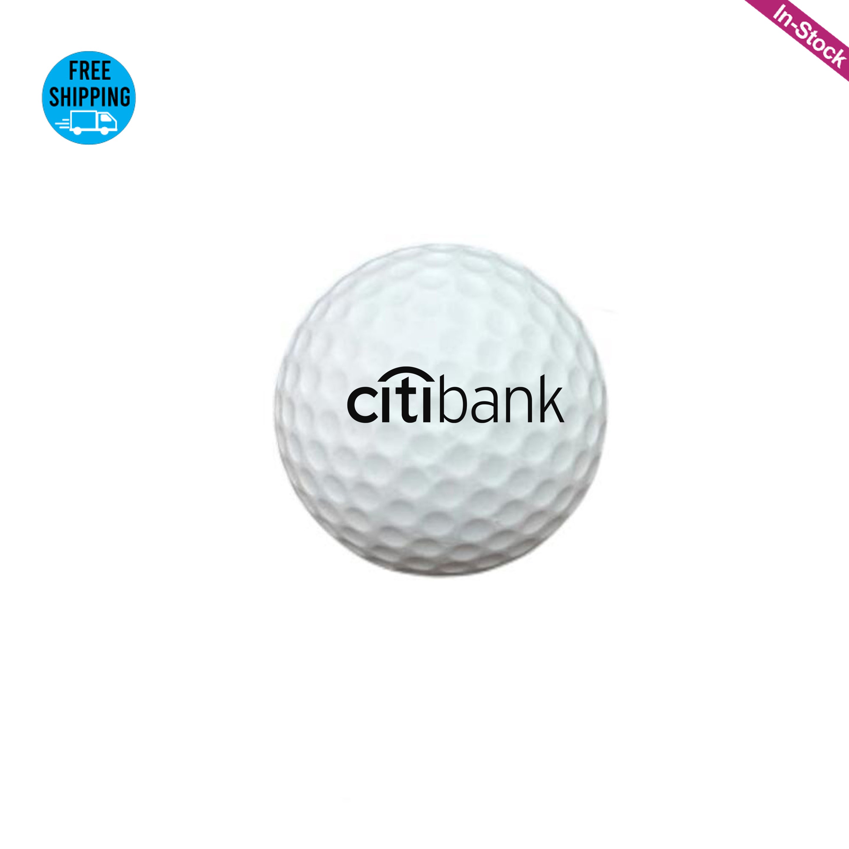 2.5" Diameter Golf Ball Shape Stress Reliever 1