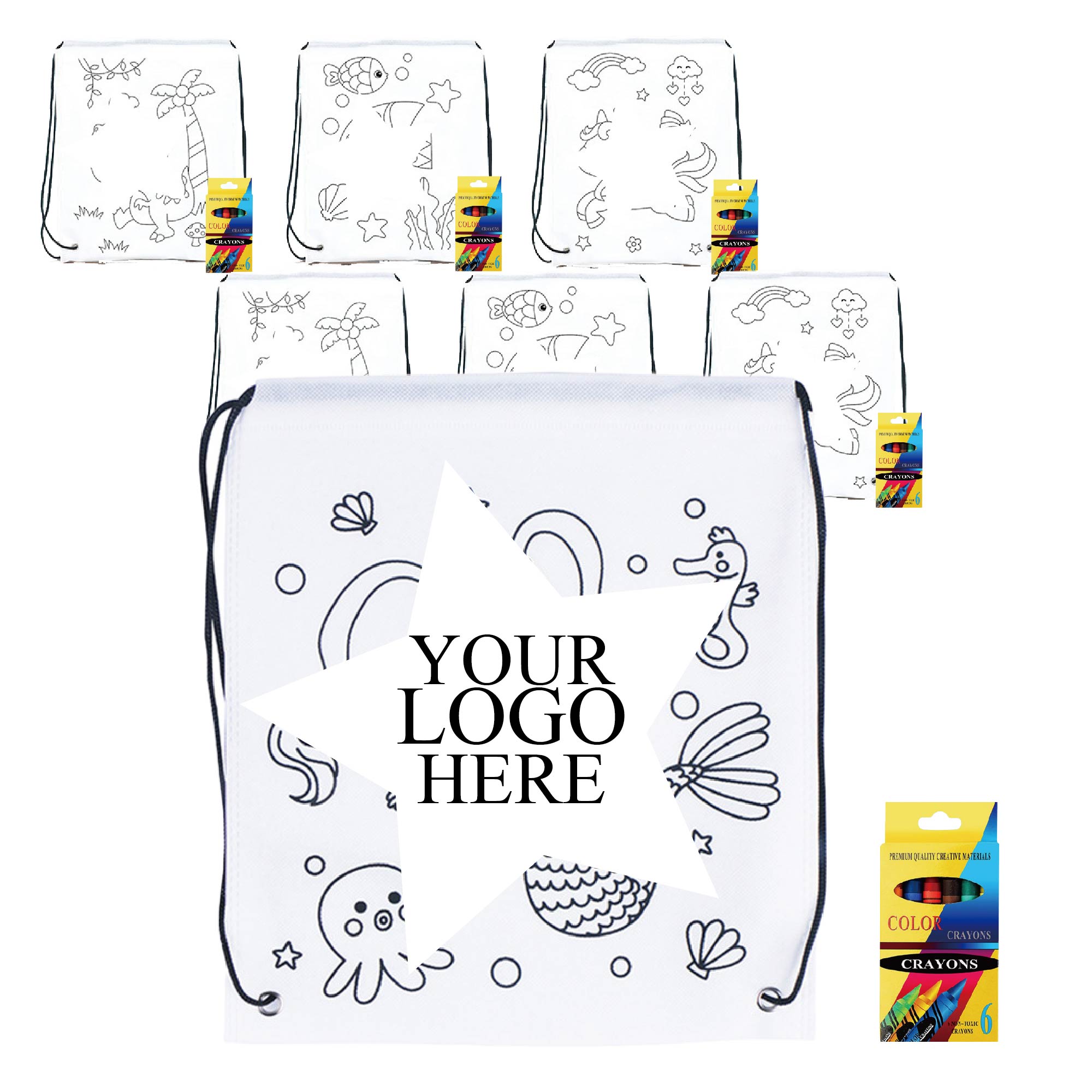 Graffiti Non-Woven Bag with DIY Kit 1
