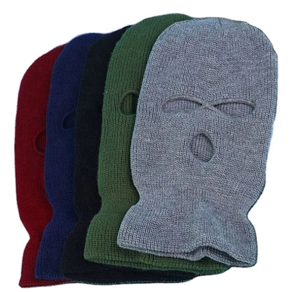 3-Hole Balaclava Knitted Full Face Ski Cover Mask 7