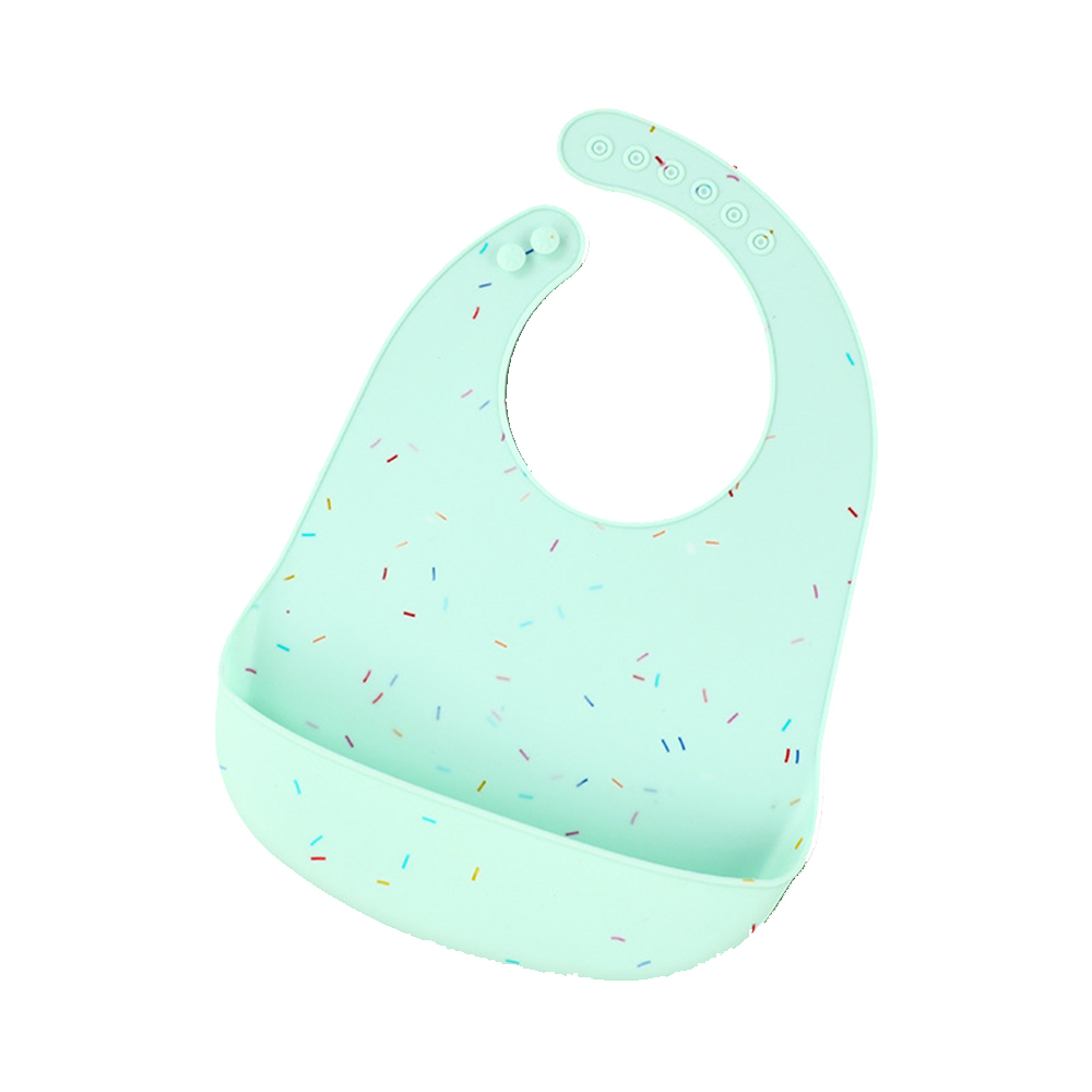 Starry sky silicone waterproof baby bib 2