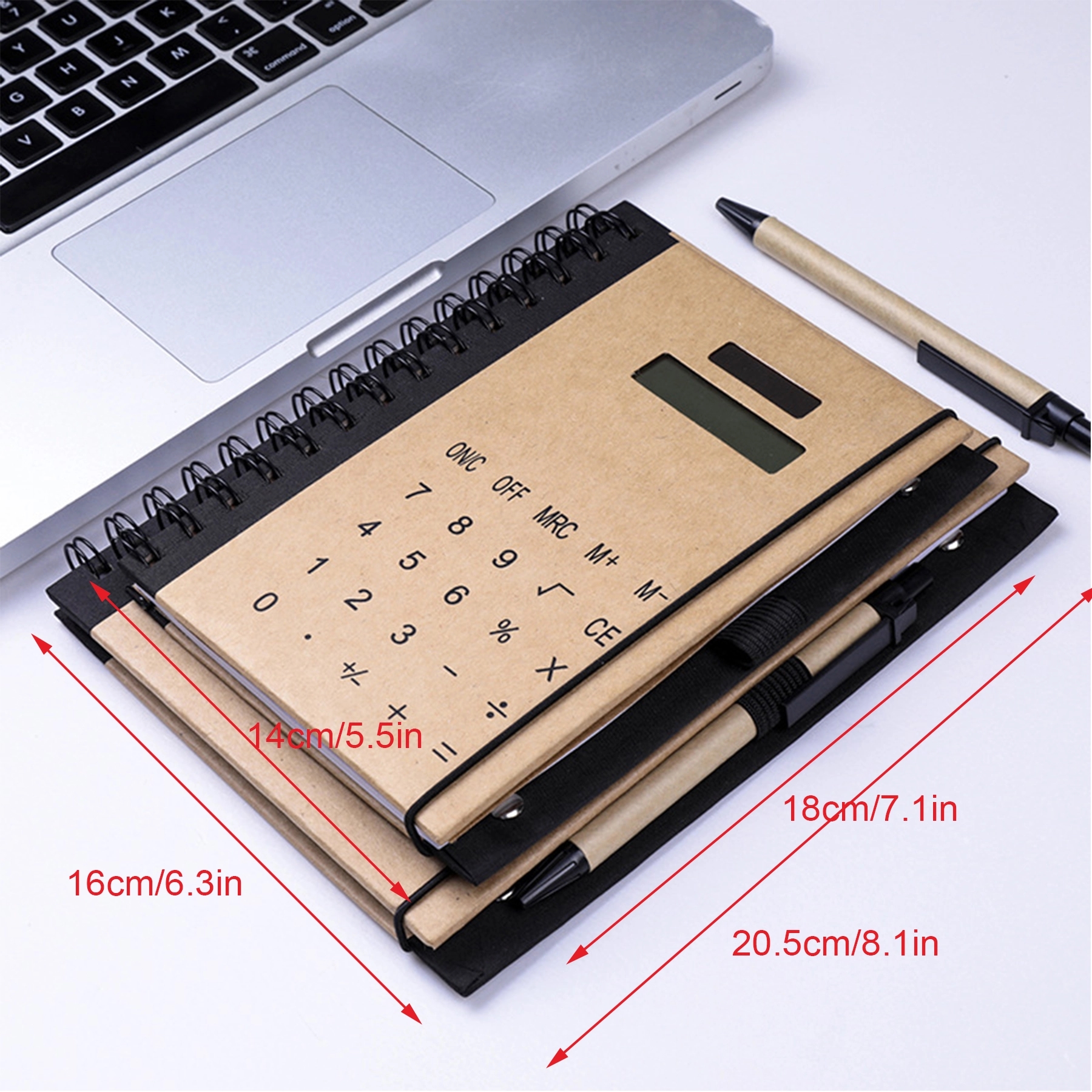 Notebook Multi-Function Calculator Memo Notes Book Notepad 5