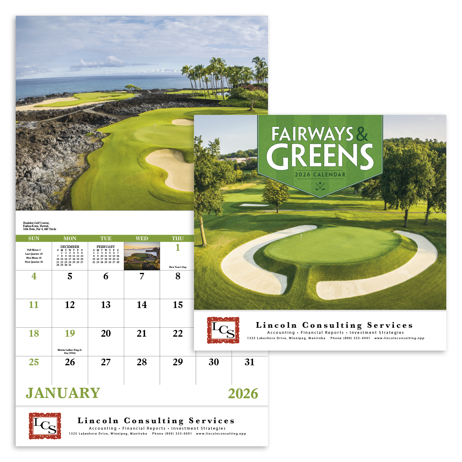 Good Value™ Fairways & Greens - Stapled Calendar 55