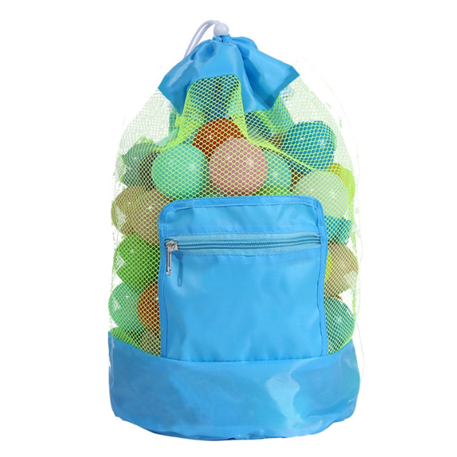 Large Beach Drawstring Backpack 2
